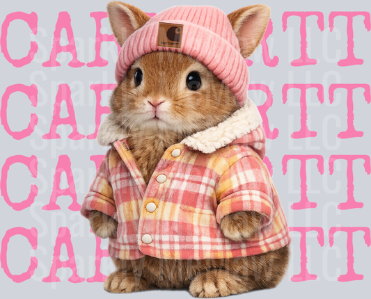 carhartt bunny DTF Transfer (Fabrics)