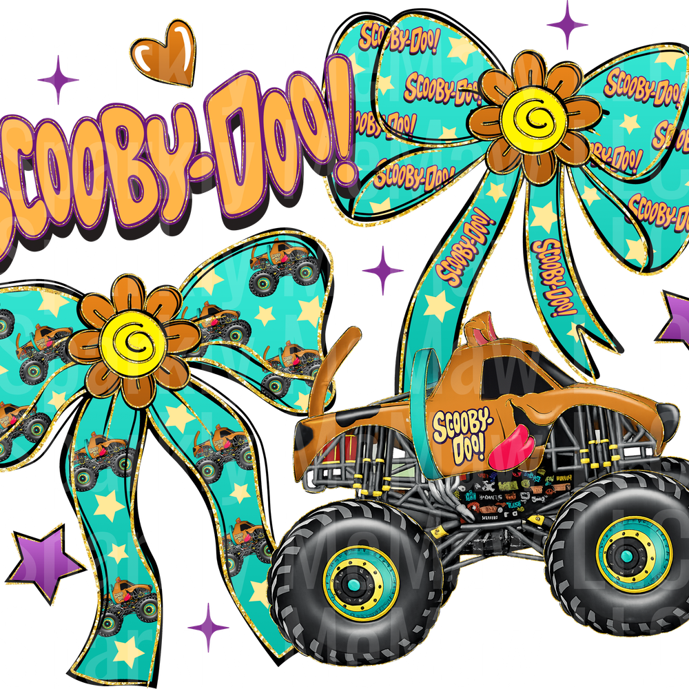 Scooby Doo Coquette UV DTF Decal