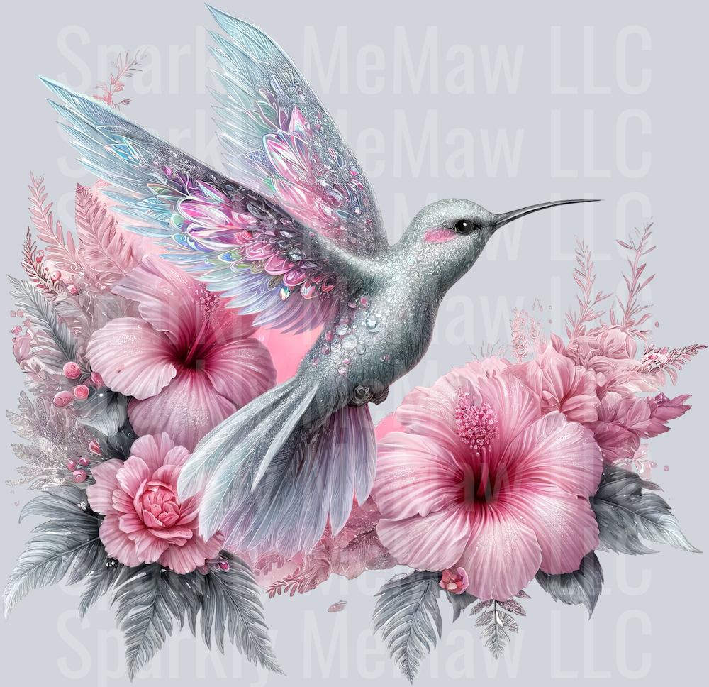 10 Hummingbird Clip Art UV DTF Decal