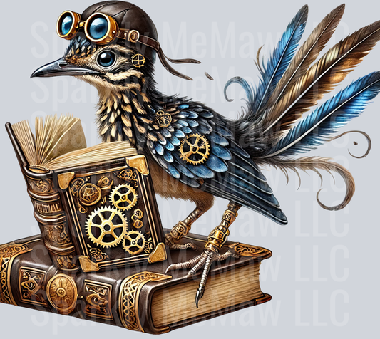 Road Runner SteamPunk UV DTF Decal 28