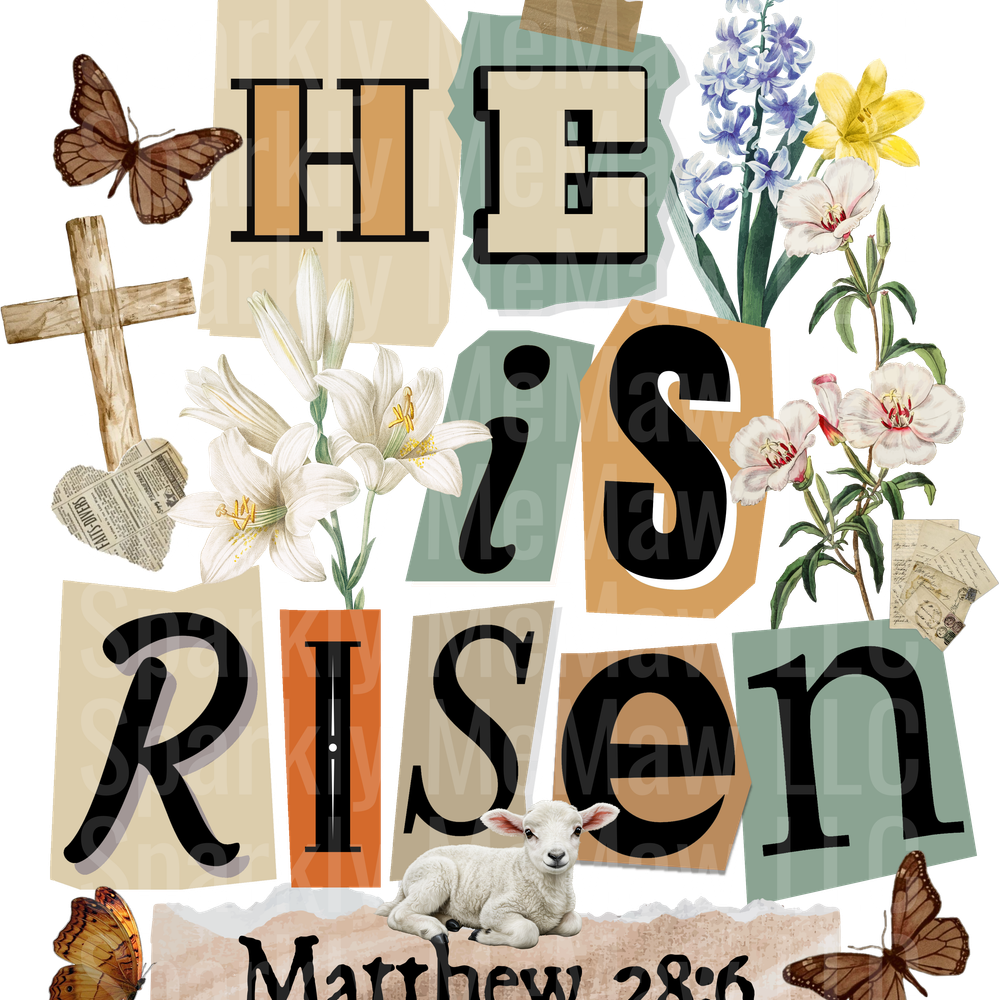 He is Risen UV DTF DECAL