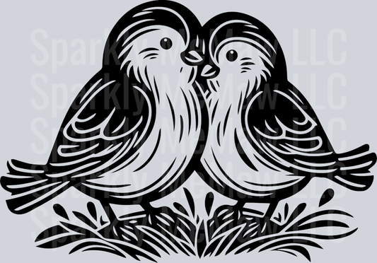 Bird UV DTF Clipart Decal 5
