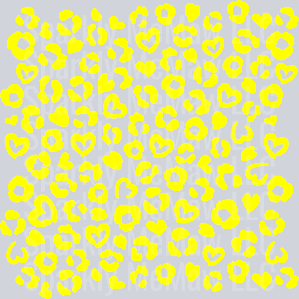 Yellow Leopard 10x10