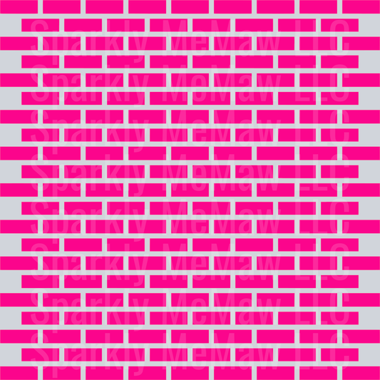 Pink Brick Full Sheet 10x10