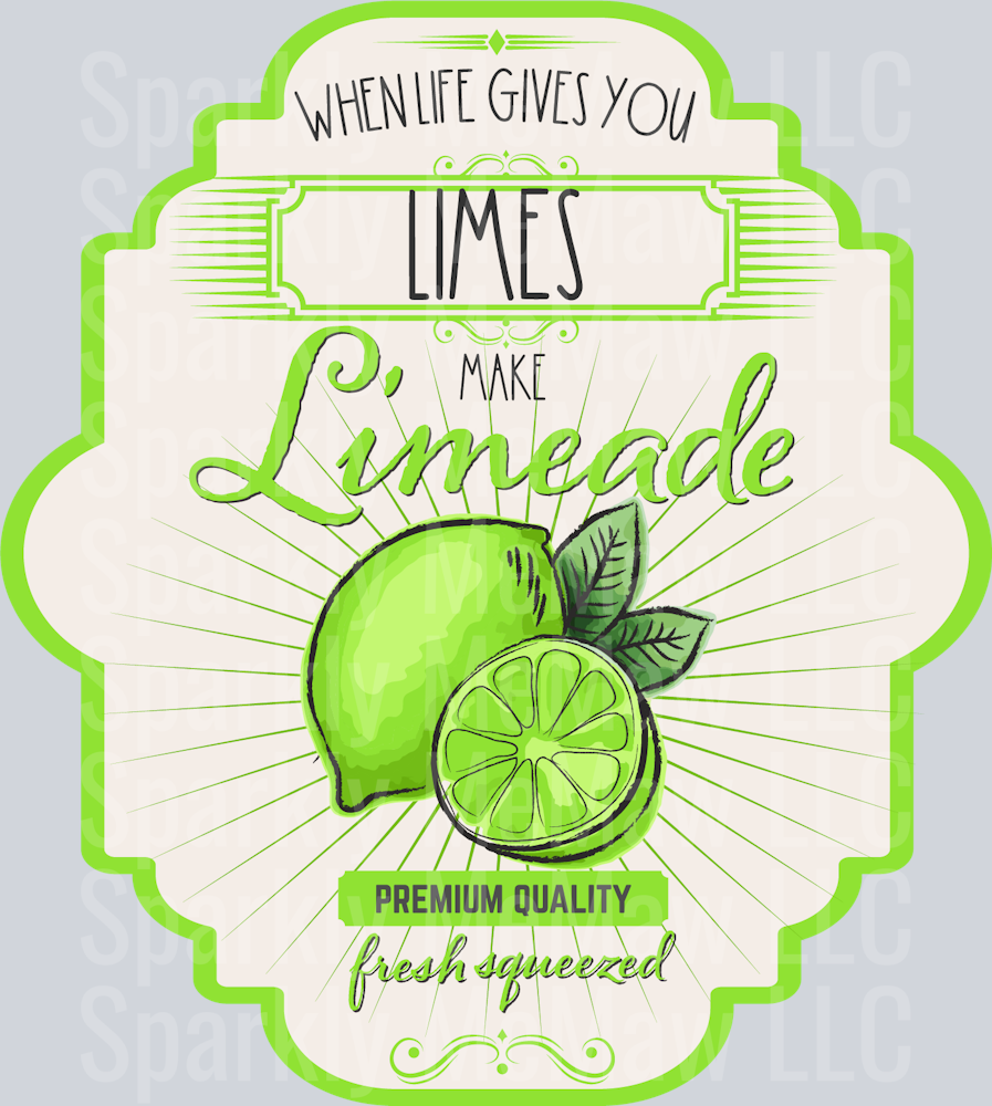 Limeade Label_2-01 UV DTF Decal