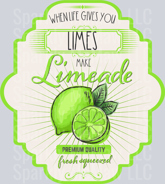 Limeade Label_2-01 UV DTF Decal