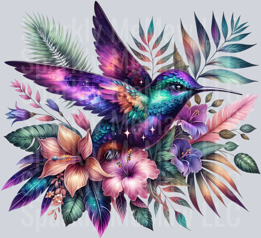 63 Hummingbird Clip Art UV DTF Decal