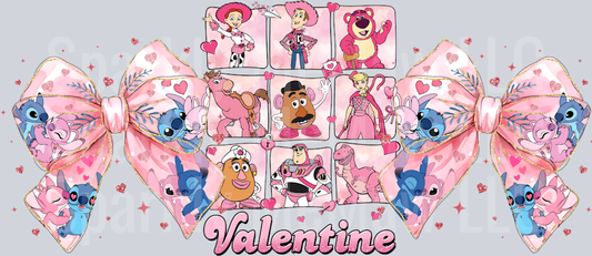 Valentine 16 oz UV DTF Wrap 62
