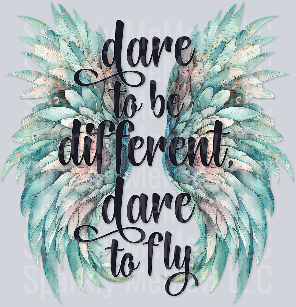 Dare to be Different UV DTF Decal
