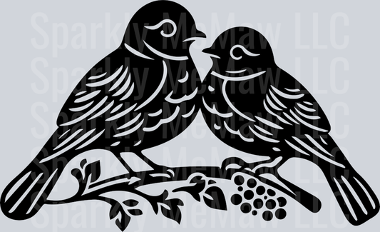 Bird UV DTF Clipart Decal 11