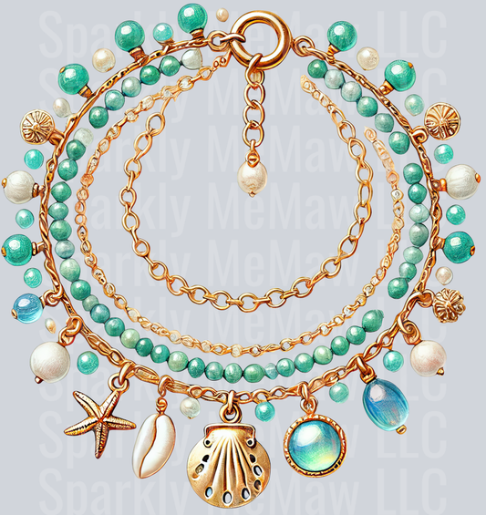 12 Ocean Boho Summer ClipArt Decal