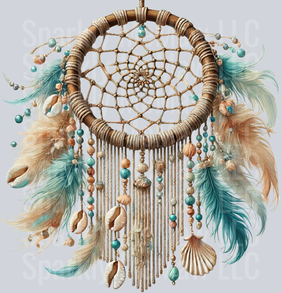 5 Ocean Boho Summer ClipArt Decal