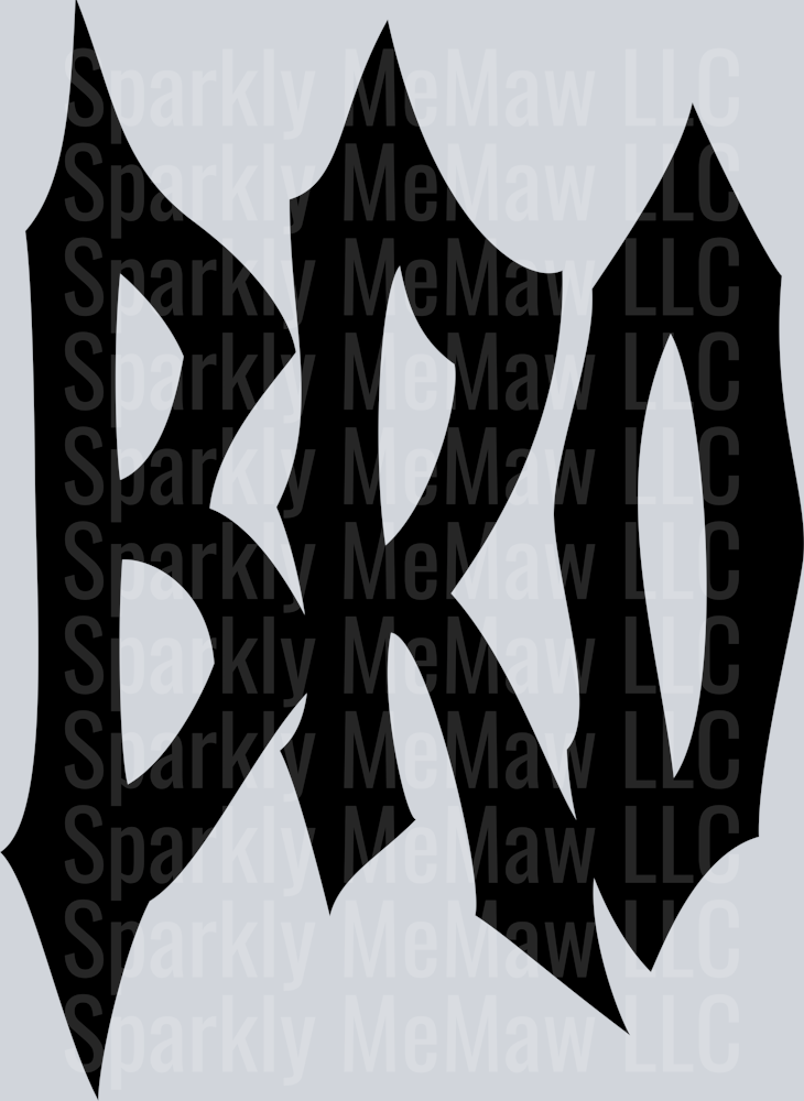 bro UV DTF Decal