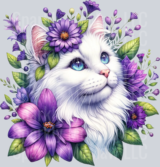 cat 12 Clip Art UV DTF Decal