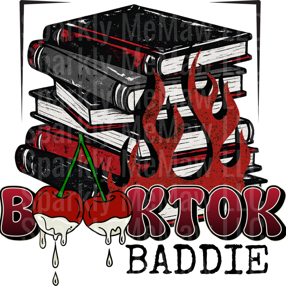Book tok baddie UV DTF Decal
