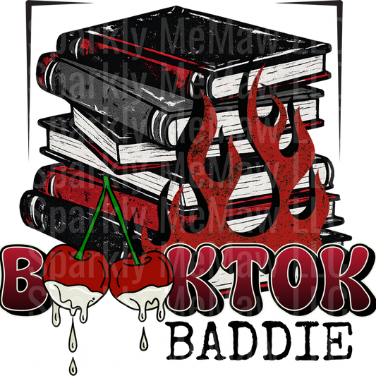 Book tok baddie UV DTF Decal