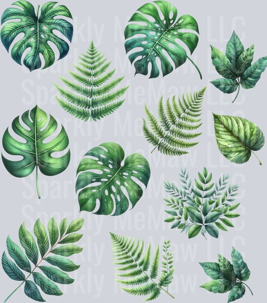 Leaf UV DTF Element Sheet
