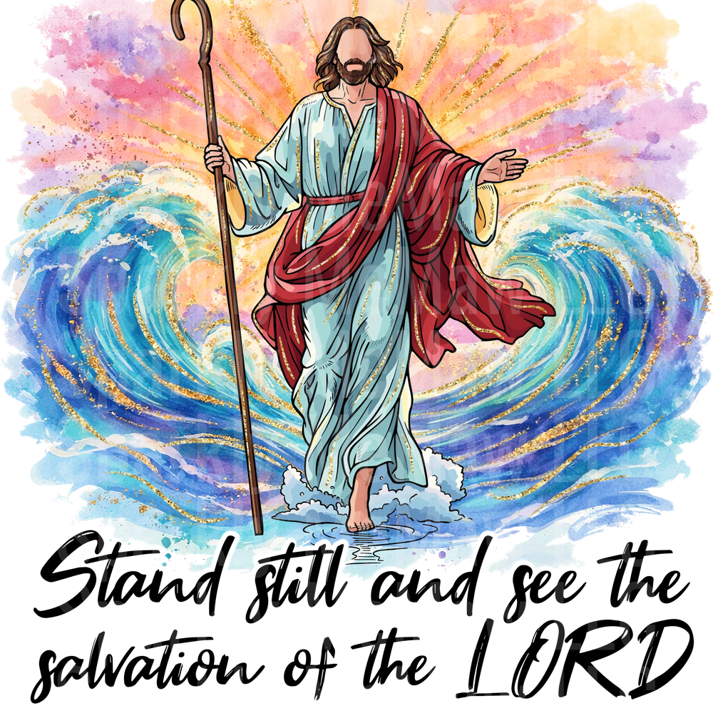 Stand Still and See the Salvation of the Lord UV DTF DECAL