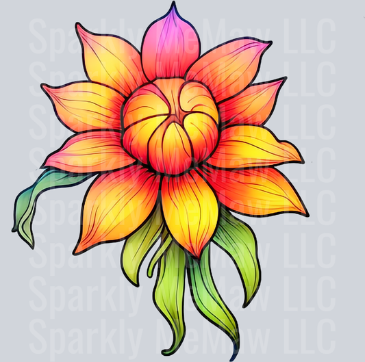 CowGirl UV DTF Clip Art Decal 17