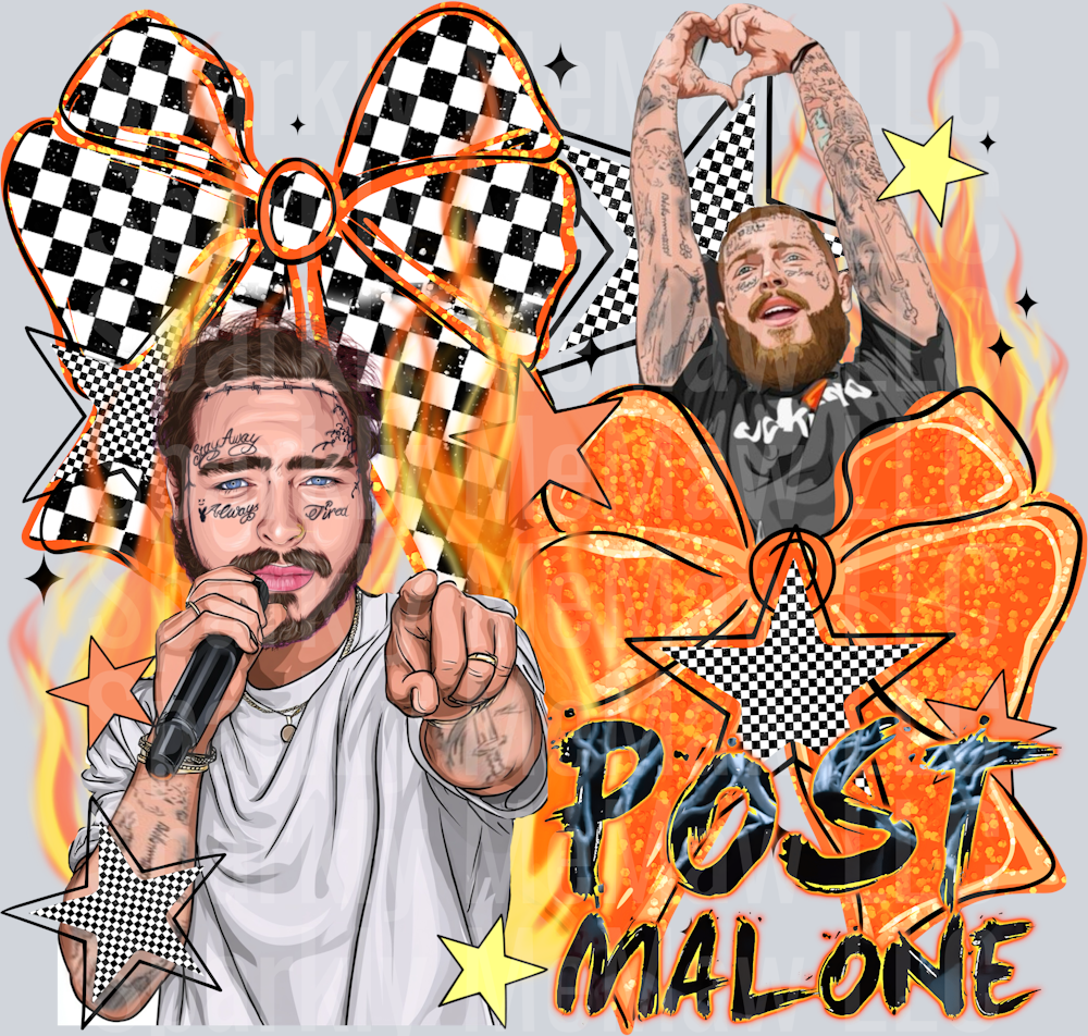 Post Malone UV DTF Decal