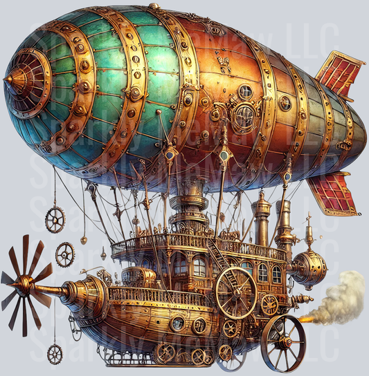 Steampunk Clip Art UV DTF Decal 27