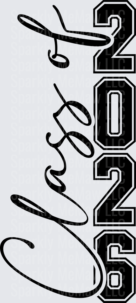 Class of 2026 Graduation Typography Design