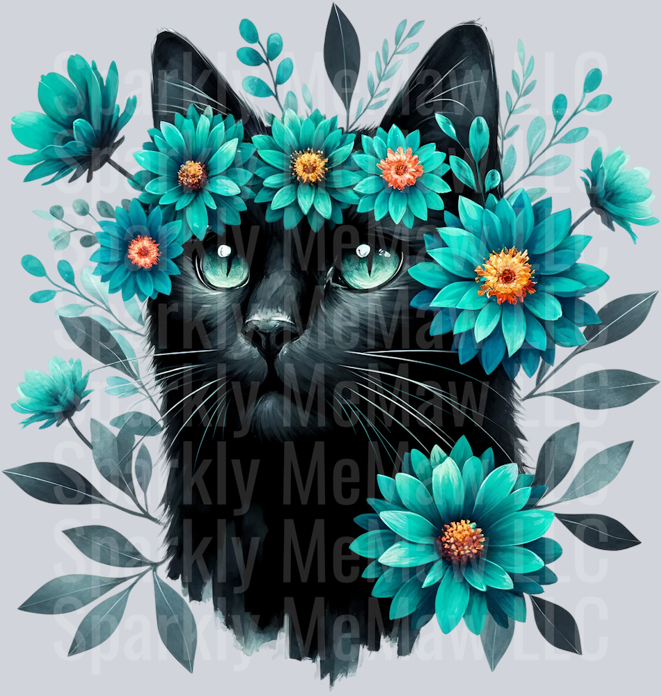 cat 23 Clip Art UV DTF Decal