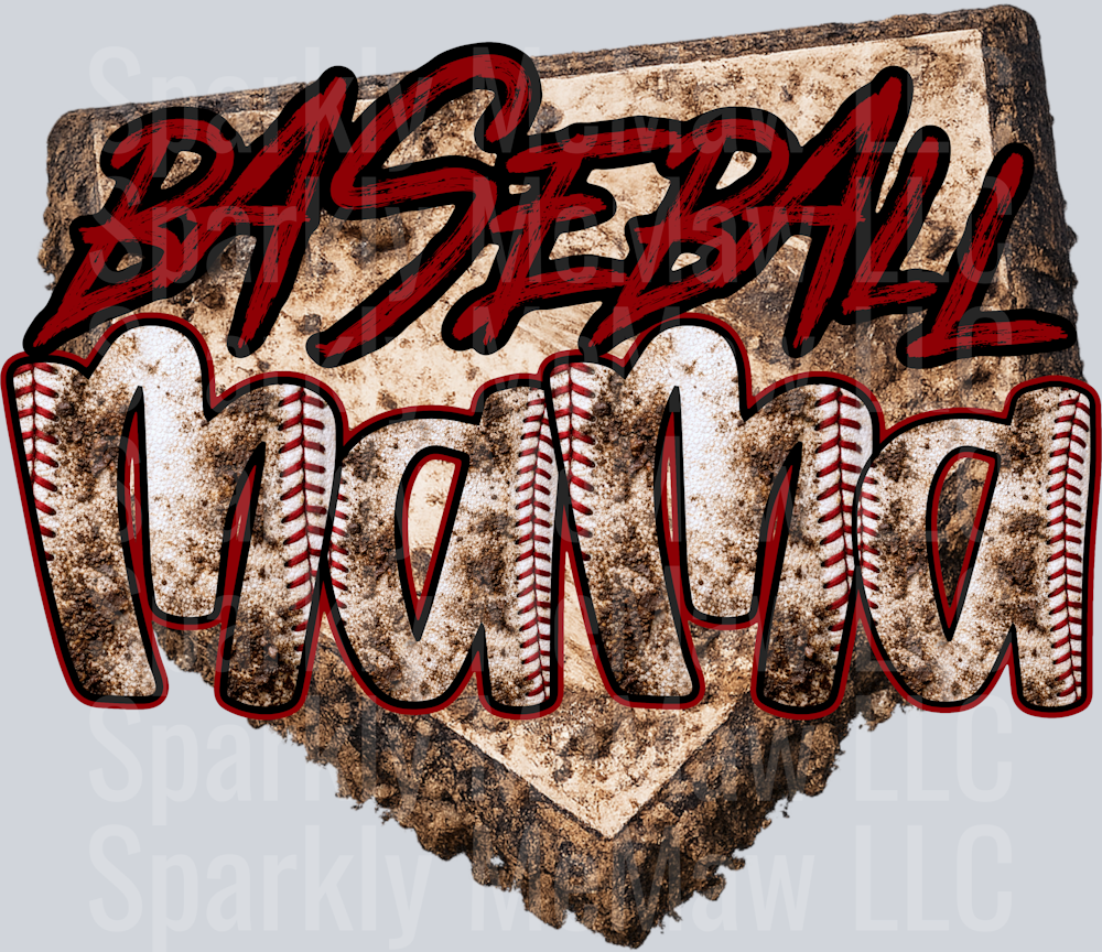 Baseball Mama UV DTF Decal