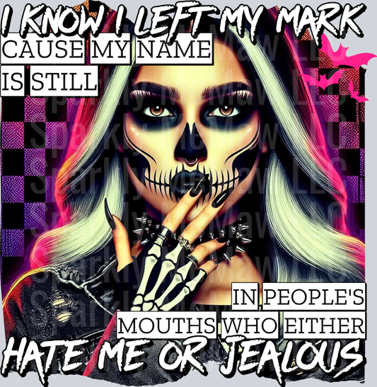 i know i left my mark UV DTF Decal