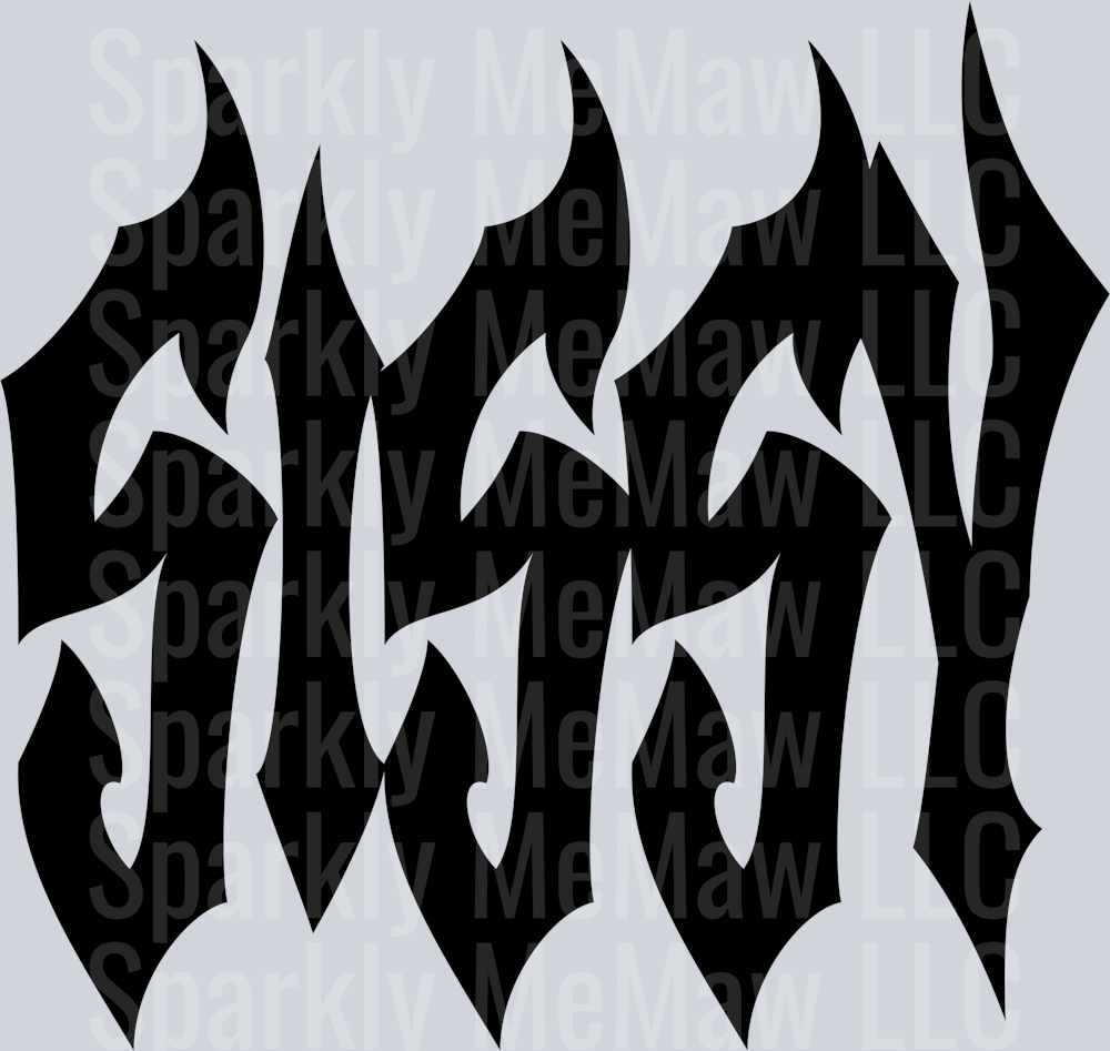 sissy UV DTF Decal