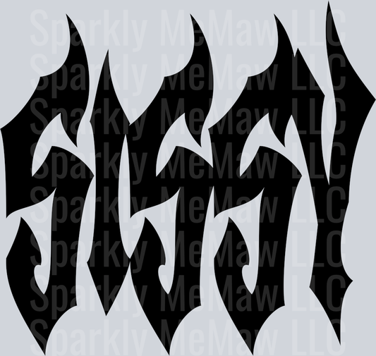 sissy UV DTF Decal
