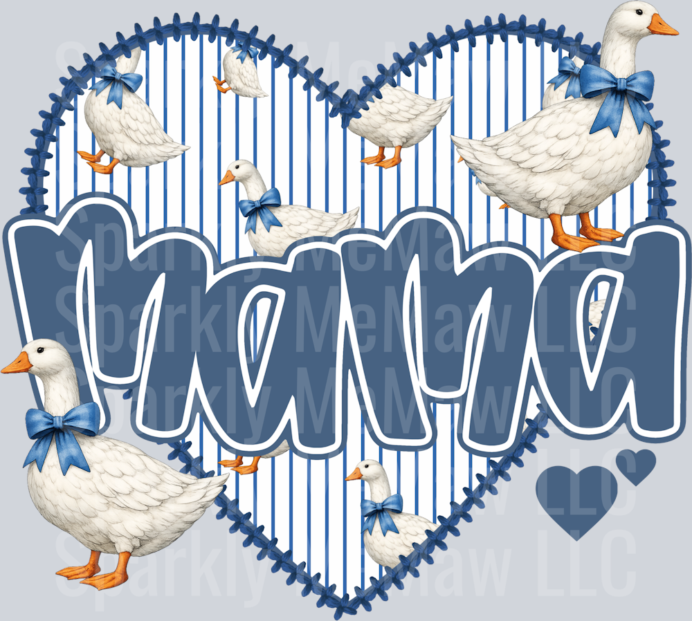 mama vintage goose UV DTF Decal