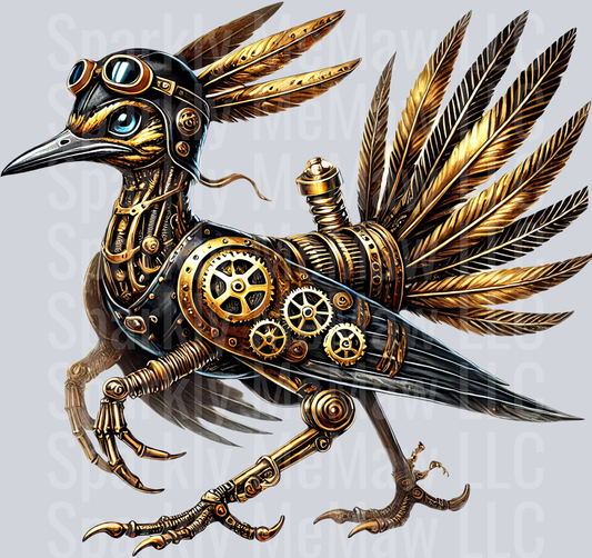Road Runner SteamPunk UV DTF Decal 15