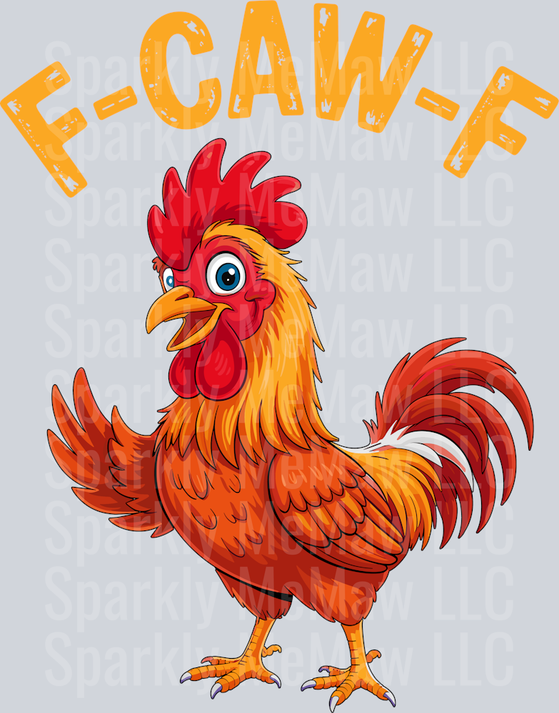 F-Caw-F UV DTF Decal Version 9