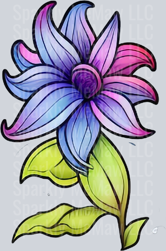 CowGirl UV DTF Clip Art Decal 14