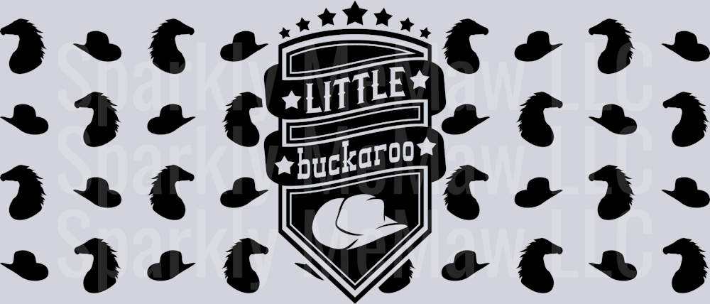Little buckaroo 16 oz UV DTF Wrap