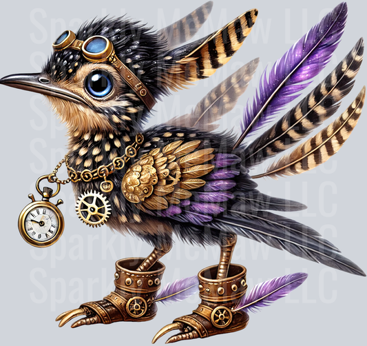 Road Runner SteamPunk UV DTF Decal 16