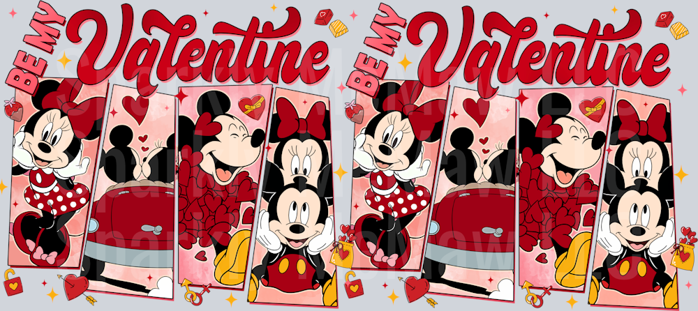 Valentine 16 oz UV DTF Wrap 85