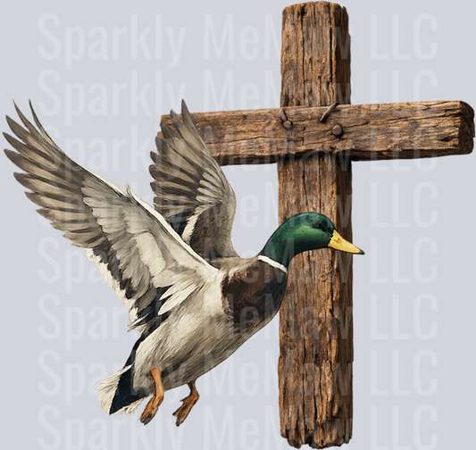duck cross DTF Transfer (Fabrics)