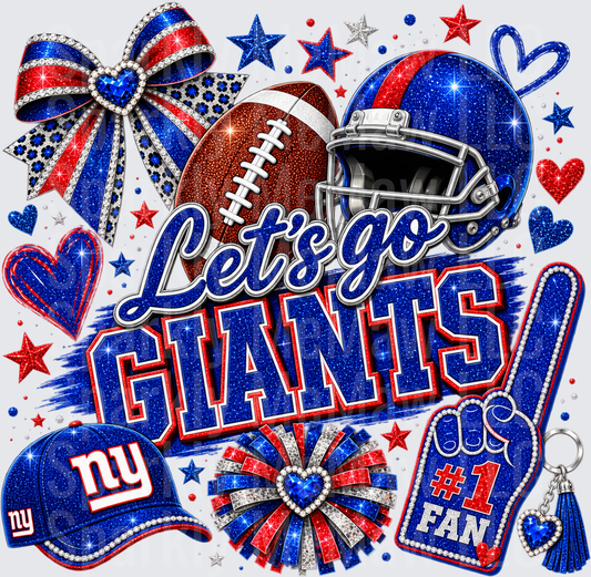Let's Go Giants #1 Fan UV DTF Decal