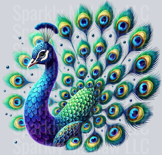 4 Exotic Animals UV DTF clipart Decal