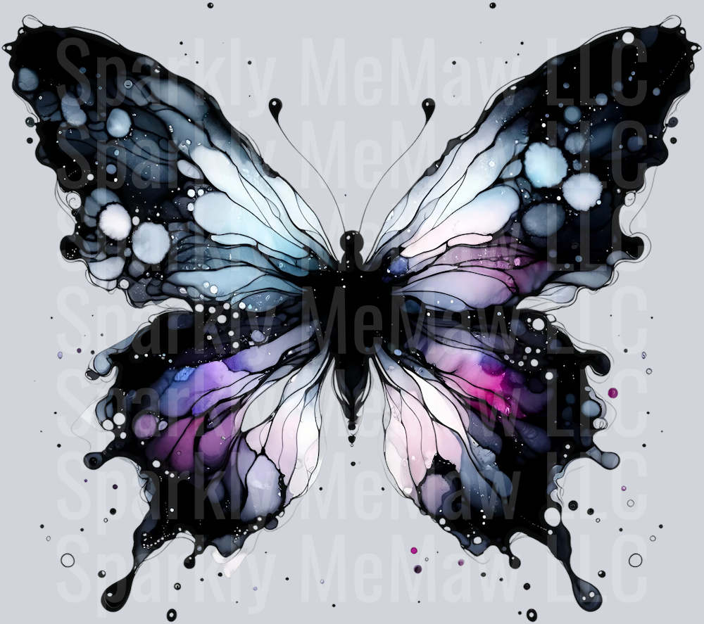 butterfly 2 Clip Art UV DTF Decal
