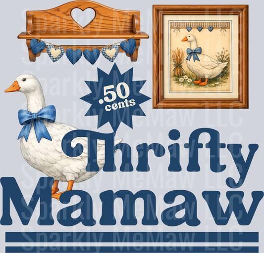 Thrifty MawMaw UV DTF Decal
