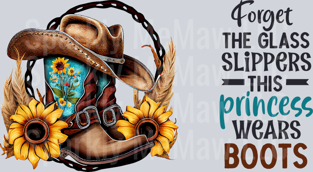 Glass Slippers 16 oz UV DTF Wrap