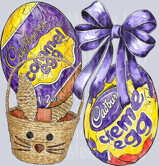 Chocolate Eggs UV DTF Decal