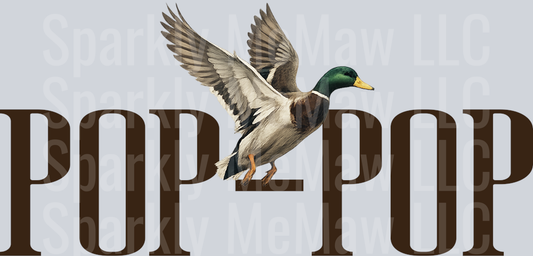 pop po duck front DTF Transfer (Fabrics)