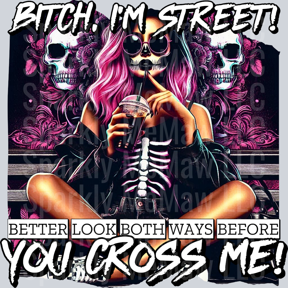 look both ways UV DTF Decal