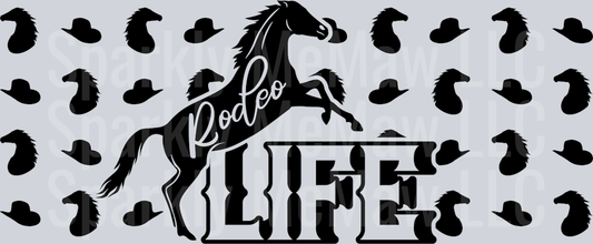 Rodeo life 16 oz UV DTF Wrap