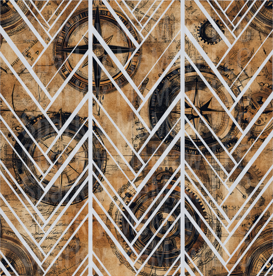 Steampunk Twisted 10x10 UV DTF Sheet