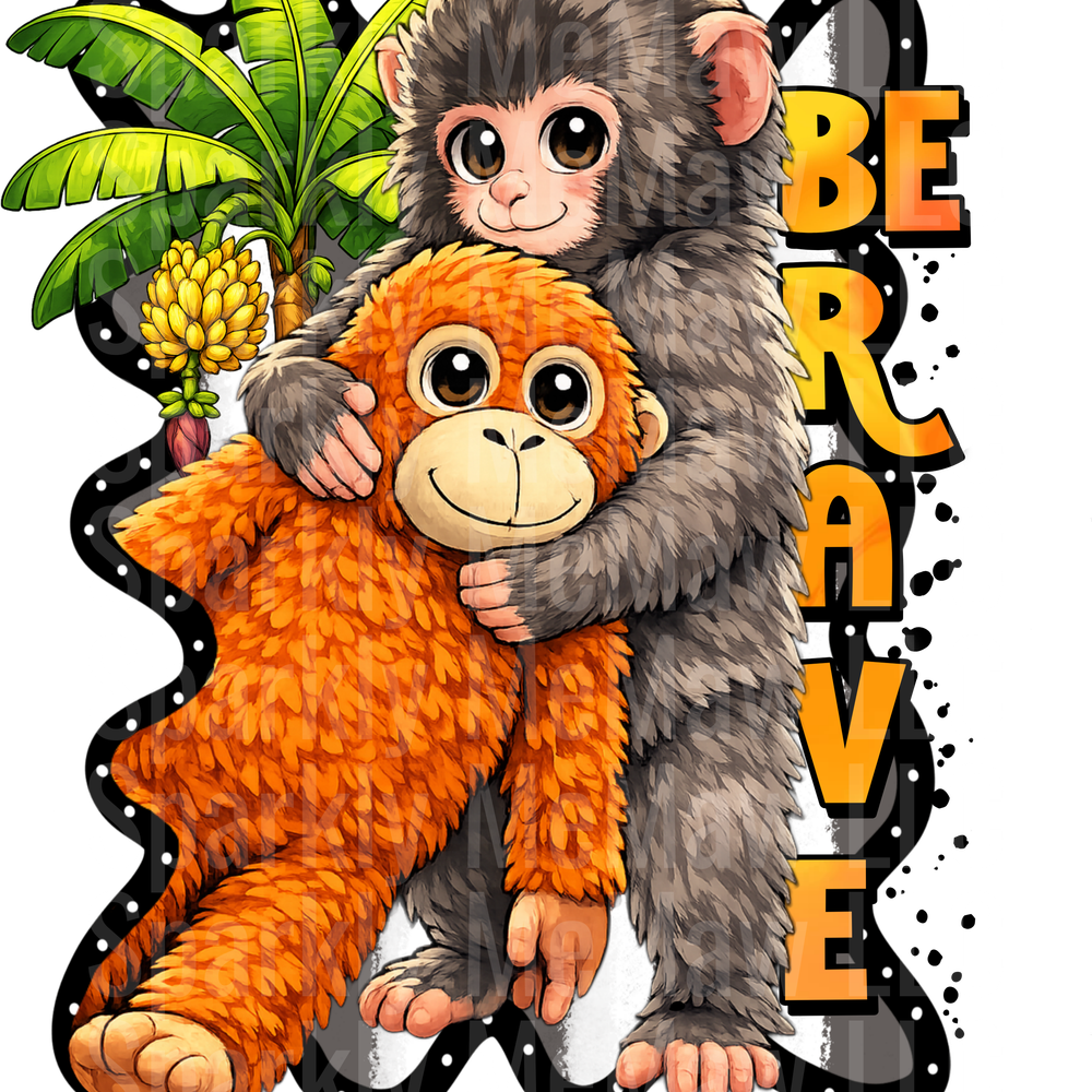 Be Brave UV DTF Decal